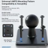 4-Hole AMPS mounting to 22mm Ball Adapter