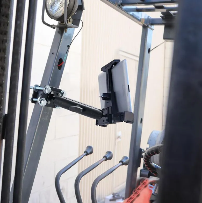 LockVise™ Locking Forklift Front Guard Tablet Mount with 7.25" Shaft