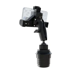 LockVise™ Locking Phone Holder with Robust™ Car or Truck Cup Holder Mount