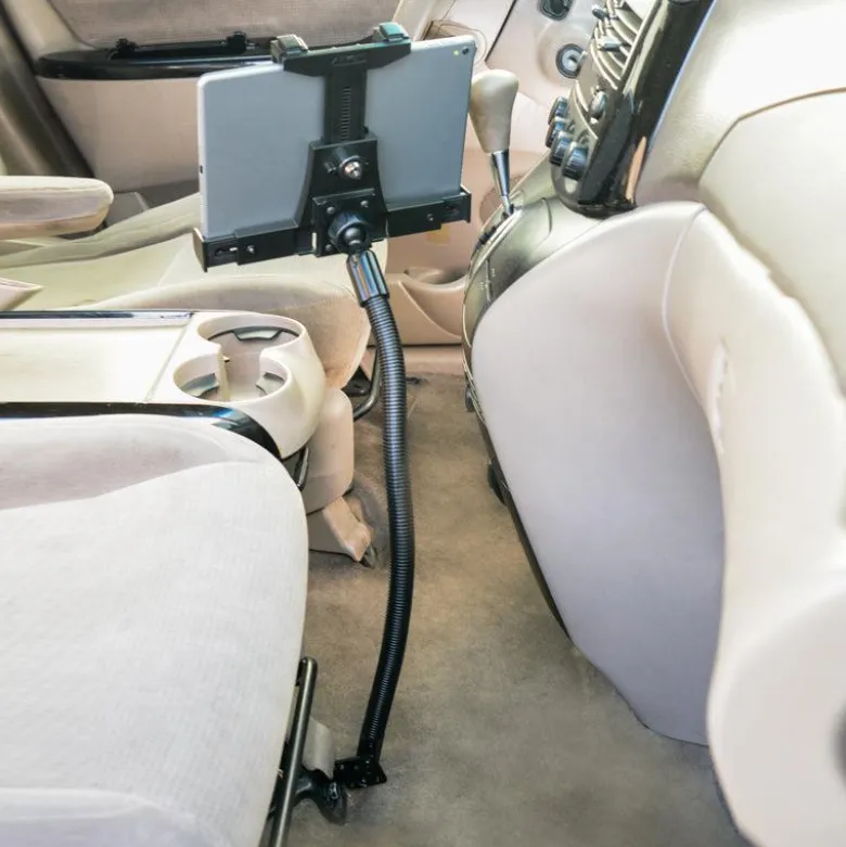 LockVise™ Locking Seat Rail Tablet Mount with 22" Gooseneck