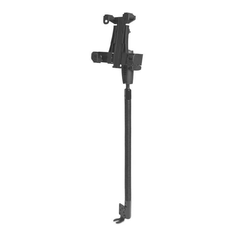 LockVise™ Locking Tablet Holder with 18” Seat Rail Mount and 3.75” Shaft Arm