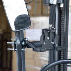 LockVise™ Metal Locking Forklift Front Guard Tablet Mount with 5" Metal Robust™ Shaft