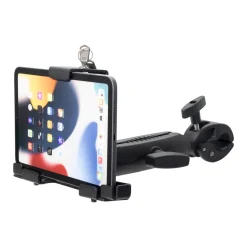 LockVise™ Metal Locking Tablet Holder with Clamp Mount