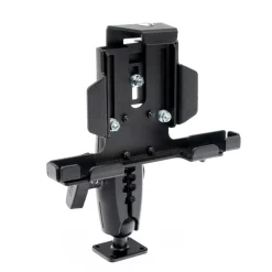 LockVise™ Metal Locking Tablet Mount with Drill Base Mount and 5" Metal Shaft