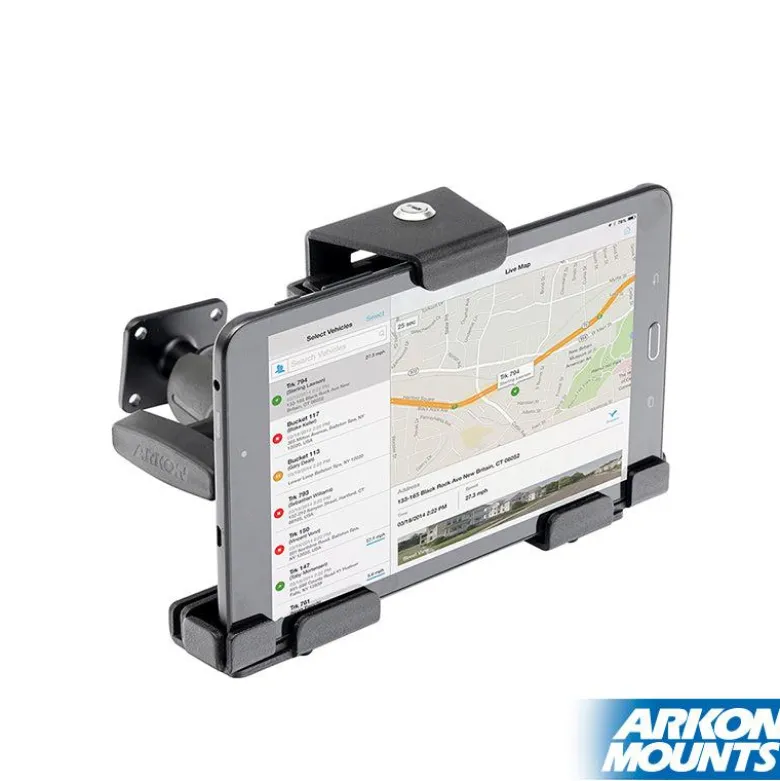 LockVise™ Metal Locking Tablet Mount with Drill Base Mount