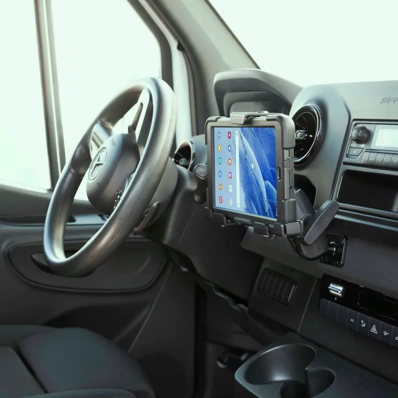 LockVise™ Metal Locking Tablet Mount with Drill Base Mount