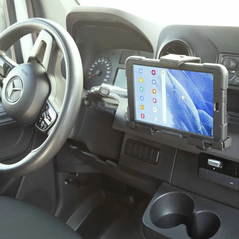 LockVise™ Metal Locking Tablet Mount with Drill Base Mount