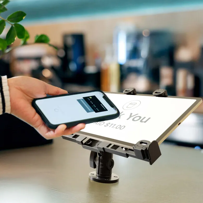 LockVise™ POS Drill-Base Locking Tablet Mount