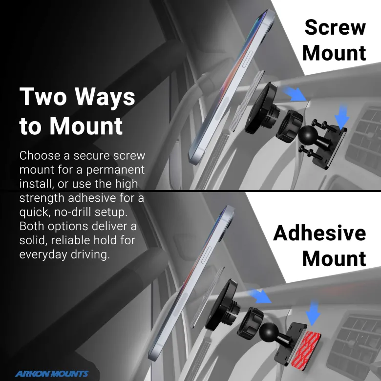 Magnetic Holder with Adhesive Drill Base Mount