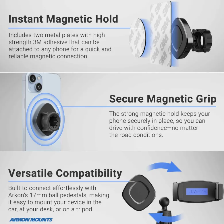 Magnetic Holder with Suction Mount
