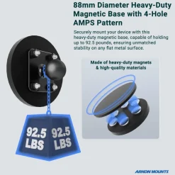 Magnetic Mount with Barcode Scanner Holster Holder