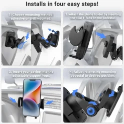 Mega Grip™ Holder with Adhesive Mount