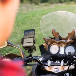 Mega Grip 25mm Robust Aluminum Motorcycle Handlebar Smartphone Mount