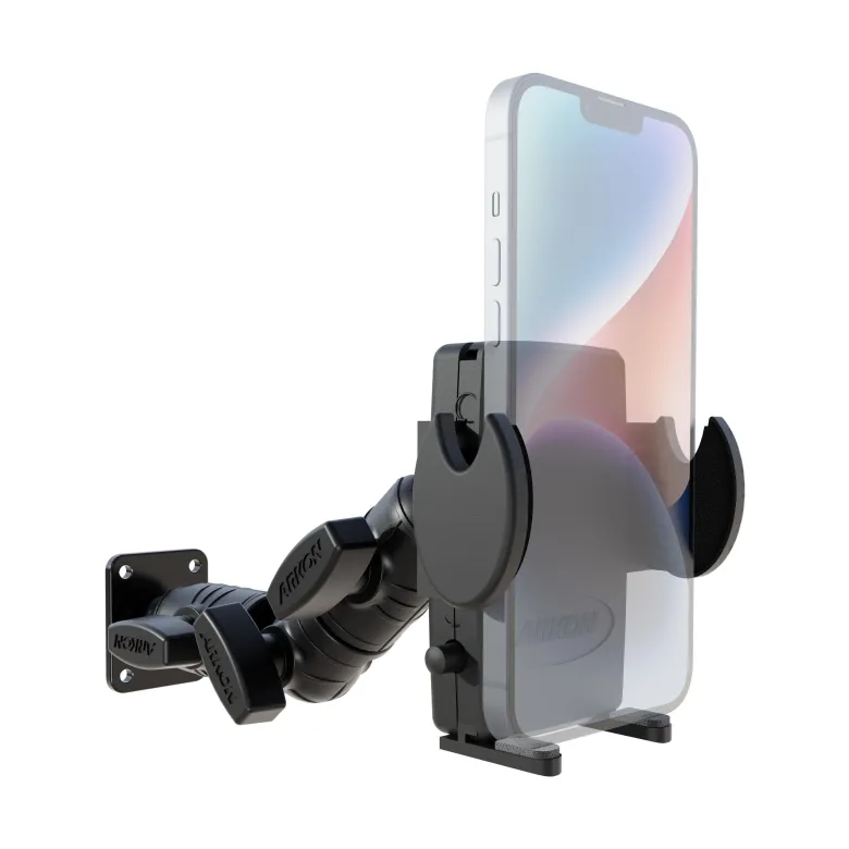 Mega Grip™ Phone Drill-Base Mount with Ratchet Arm