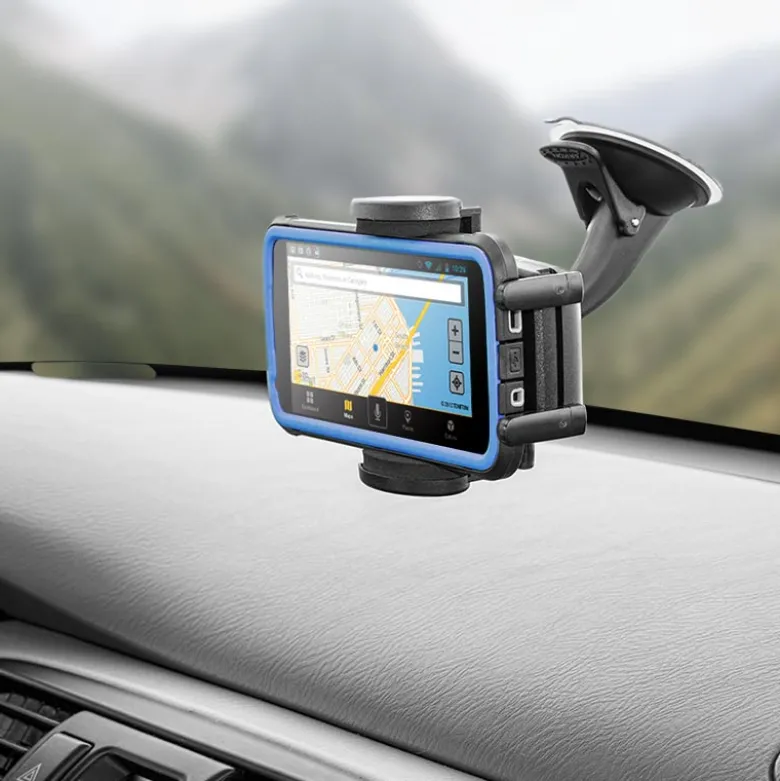 Mega Grip™ Phone Holder with Windshield and Dash Car Mount