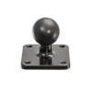 Metal 4-Hole AMPS to 25mm (1 inch) Rubber Ball Adapter