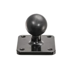 Metal 4-Hole AMPS to 25mm (1 inch) Rubber Ball Adapter