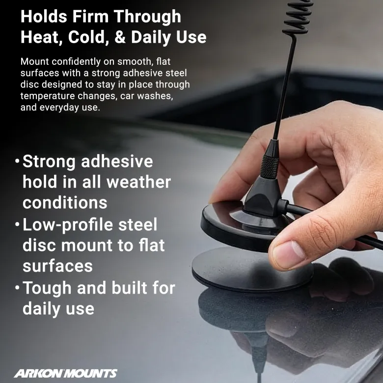 90mm VHB Adhesive Steel Disc