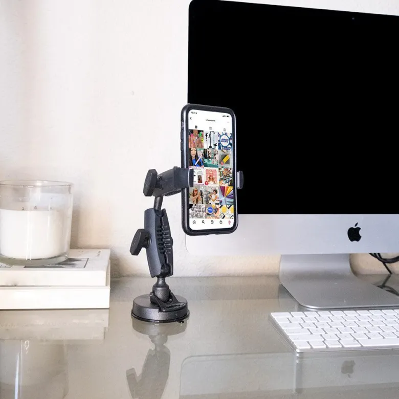Mobile Grip 5 Robust Phone Mount Holder for iPhone, Galaxy, and Note