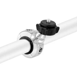 Motorcycle Handlebar Camera Mount for Canon Sony Contour Action Cameras - Chrome Aluminum