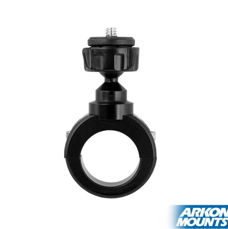 Motorcycle Handlebar Camera Mount for Canon Sony Contour Action Cameras - Black Aluminum