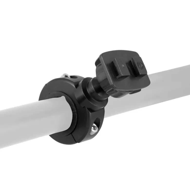 Motorcycle Handlebar Mounting Pedestal - Black Aluminum - Dual-T Compatible