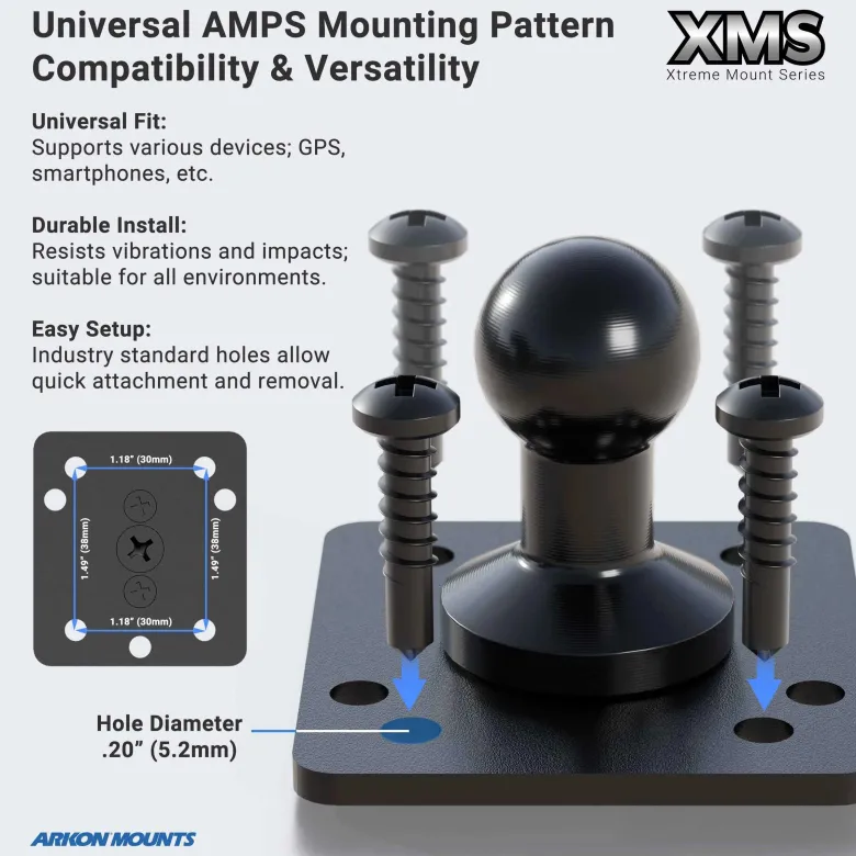 Multi-Angle Suction AMPS Mount