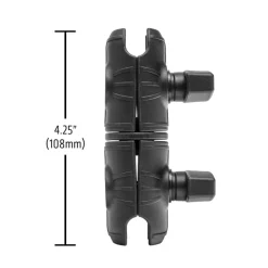 OCTO™ Series 4.25 inch Double Socket Swivel Shaft Arm