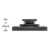 OCTO™ Series Button Pattern to 4-Hole AMPS Rectangular Adapter