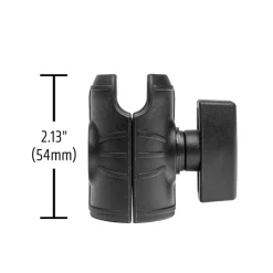 OCTO™ Series Single 25mm (1 inch) Ball Socket Arm with Octagon Button Socket