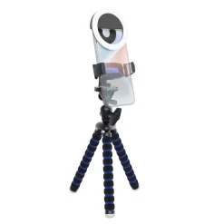 Phone Tripod Mount and LED Ring Light Bundle