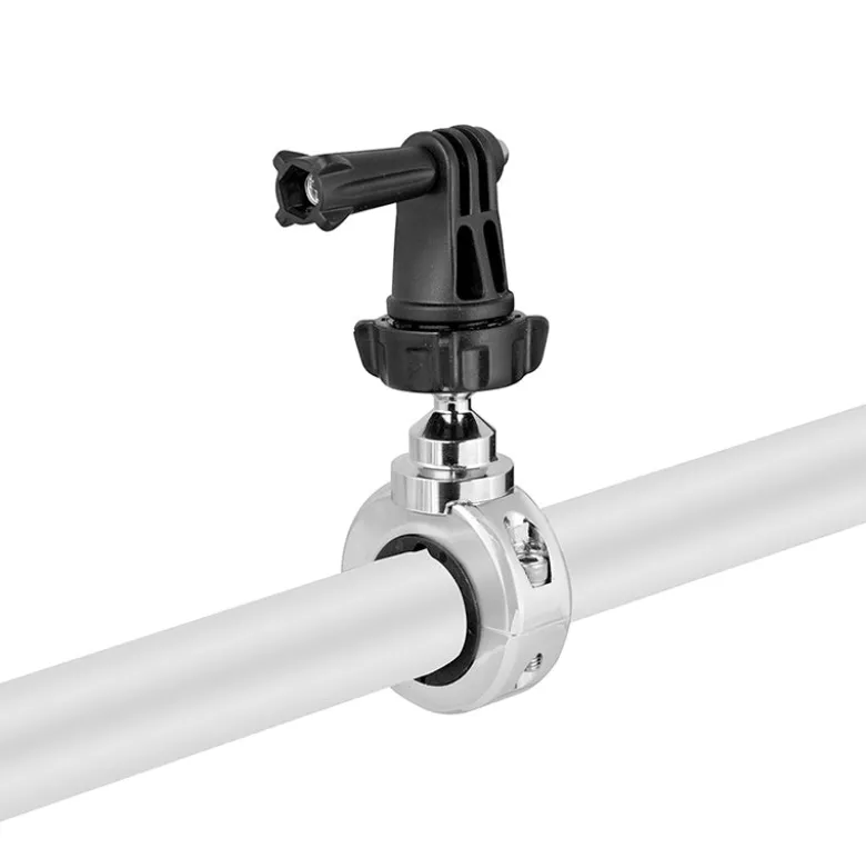 Premium Aluminum Motorcycle Handlebar Mount for GoPro Action Cameras