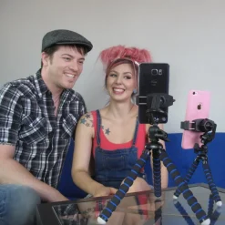 11" Adjustable Tripod Mount with Phone Holder