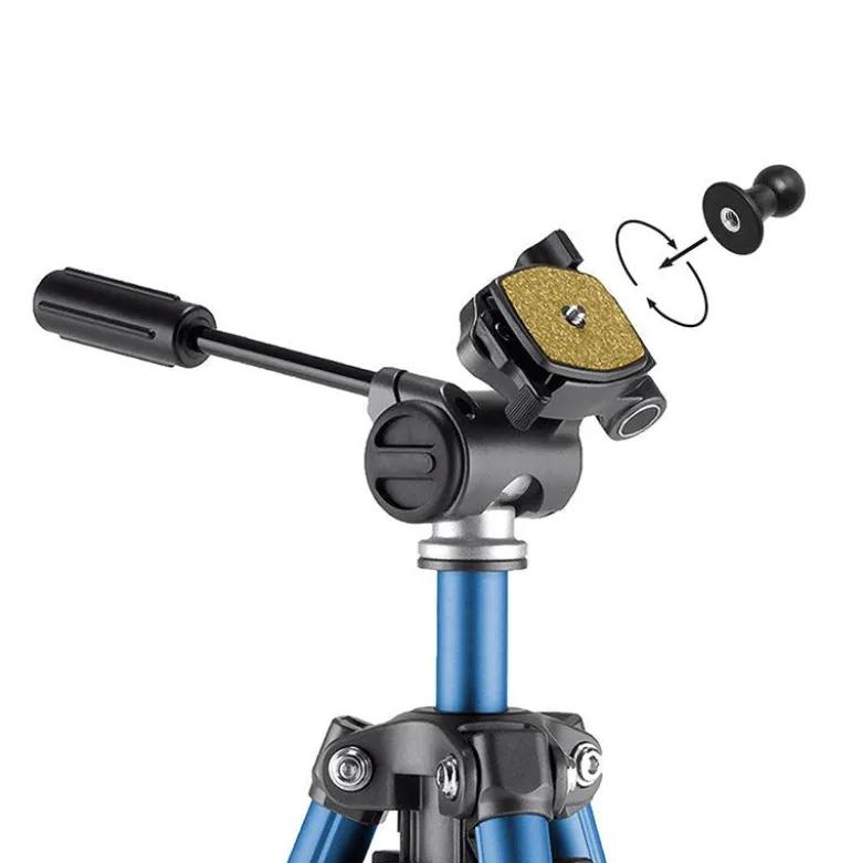 1/4"-20 Camera Thread to 17mm Ball Adapter