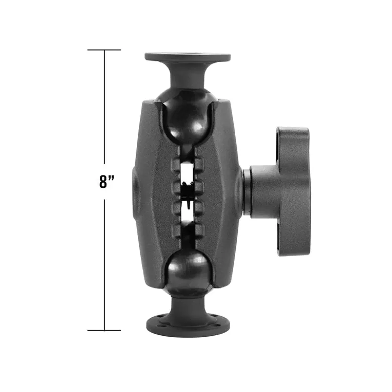 8" Heavy-Duty Metal AMPS Mount - 57mm (2.25 inch) Ball Compatible