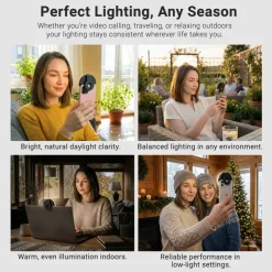 Rechargeable Clip-On LED Ring Light