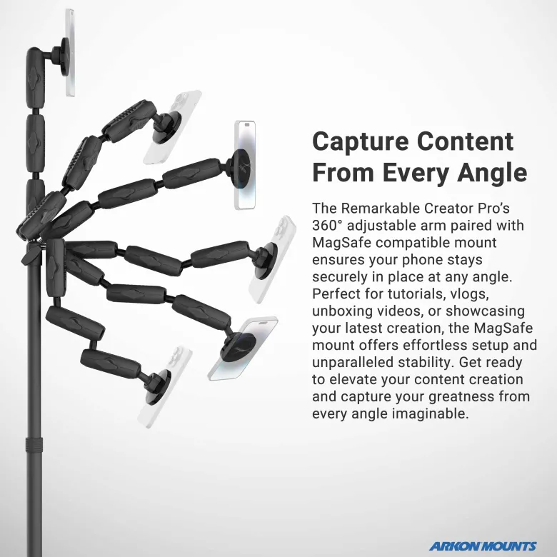 Remarkable Creator™ Pro+Plus Mount with MagSafe Compatible Holder