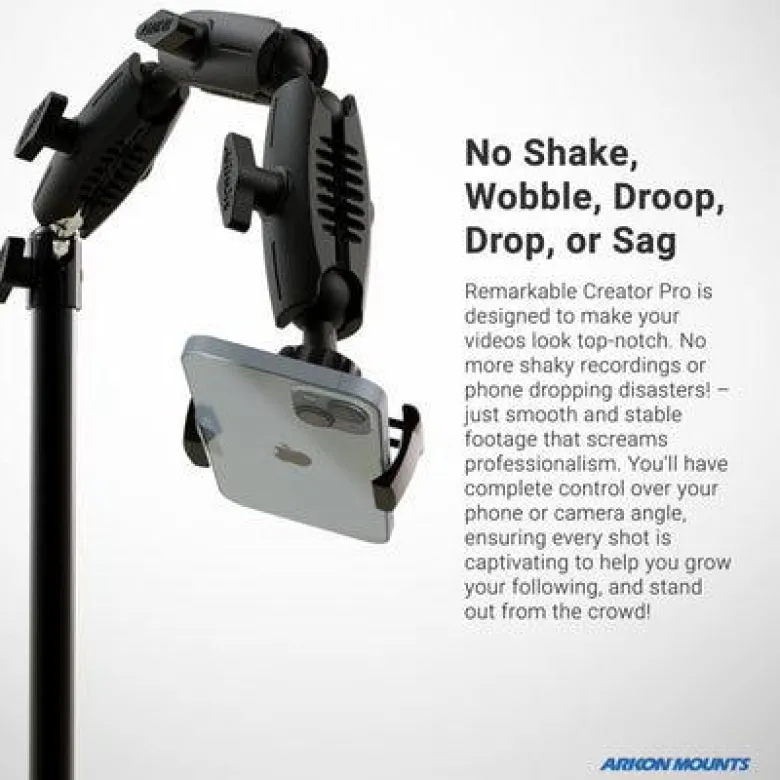 Remarkable Creator™ Pro+Plus Clamp Mount