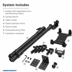 Remarkable Creator™ Studio Mount - Overhead Camera Mount. Includes Camera, Tablet, and Phone Holder