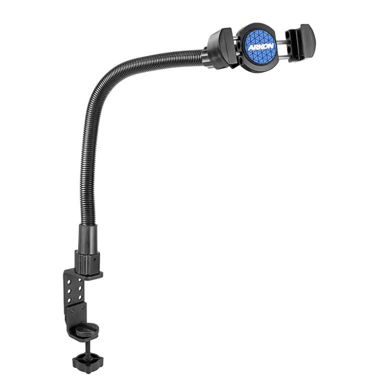 RoadVise® Heavy-Duty Phone Clamp Mount with 22" Gooseneck