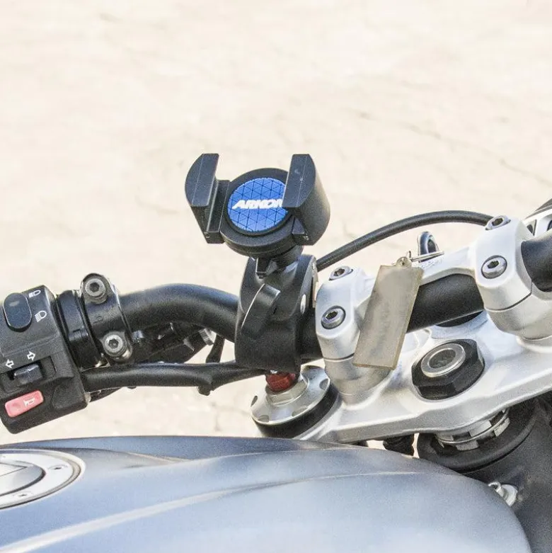 RoadVise® Phone Clamp Post Mount for iPhone, Galaxy, Note, and more