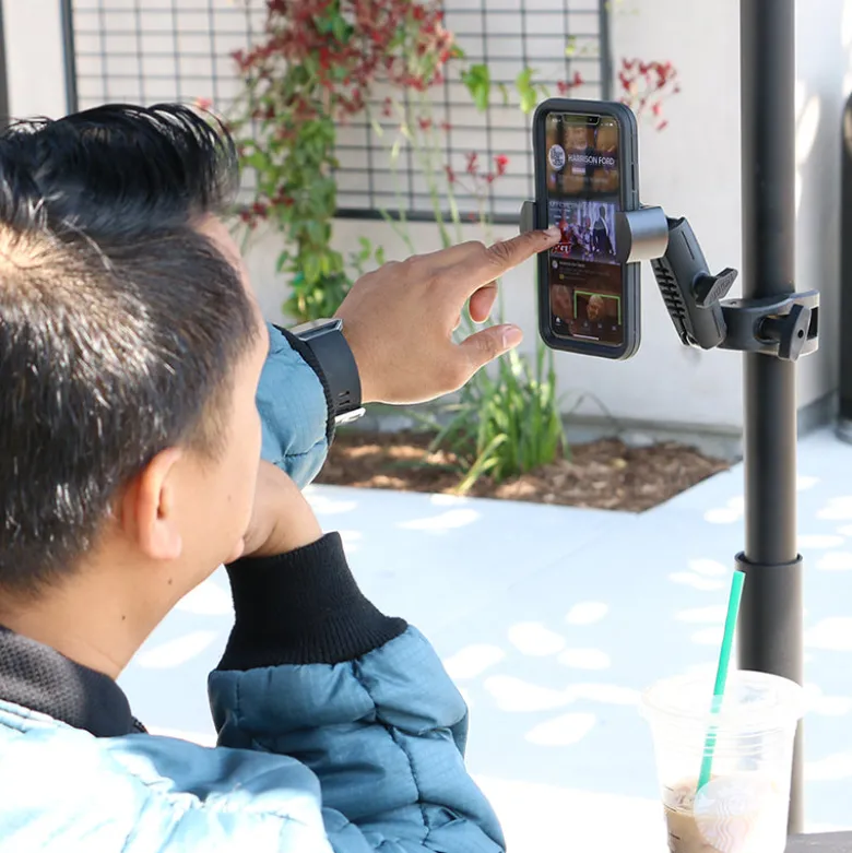 RoadVise® Robust Clamp Phone Mount with Security Knob