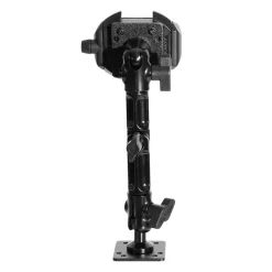 RoadVise® Ultra Aluminum Drill Base Mount Phone Holder with Adjustable Arm