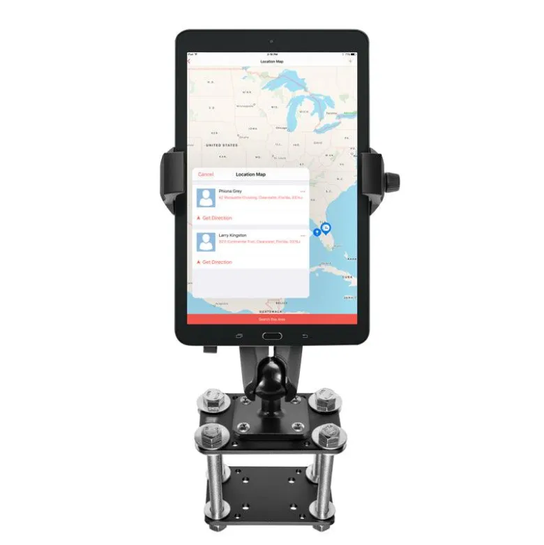 RoadVise® Ultra Forklift Front Guard Phone and Tablet Mount