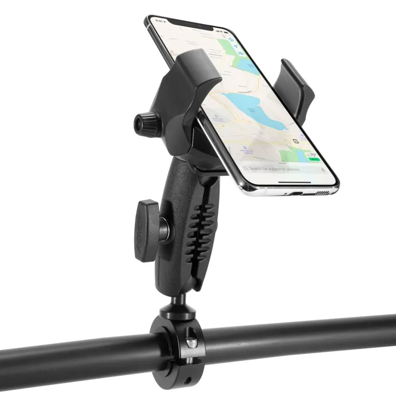 RoadVise® Ultra Holder with Shaft Arm and Handlebar Mount