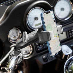 RoadVise® Ultra Holder with Shaft Arm and Handlebar Mount