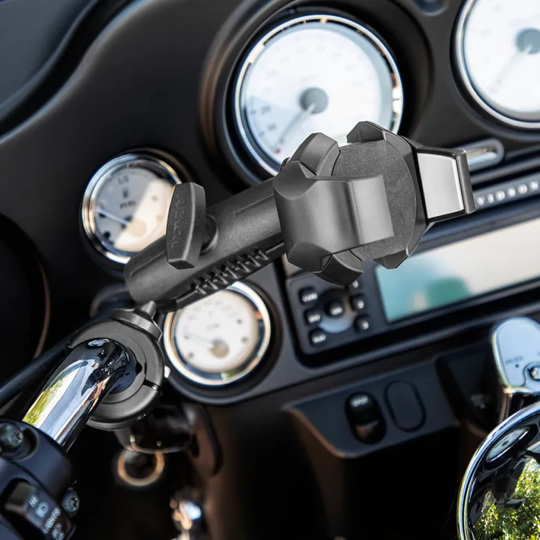 RoadVise® Ultra Holder with Shaft Arm and Handlebar Mount
