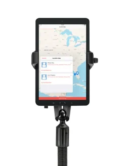 RoadVise® Ultra Holder with Shaft Arm and 18" Seat Rail Mount