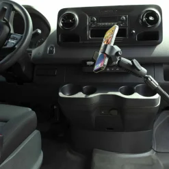 RoadVise® Ultra Holder with Shaft Arm and 18" Seat Rail Mount