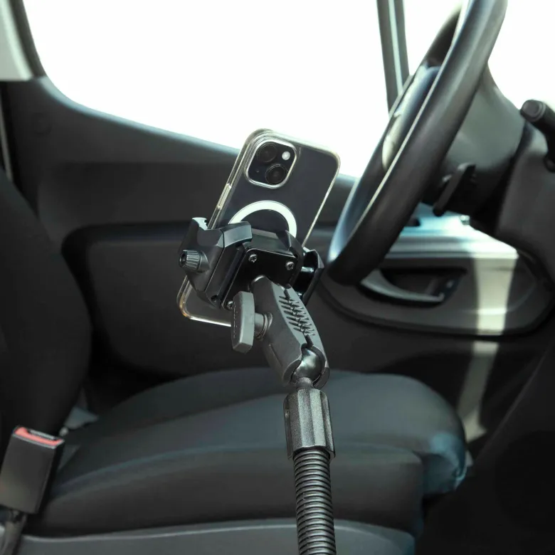 RoadVise® Ultra Holder with Heavy-Duty Seat Rail Mount